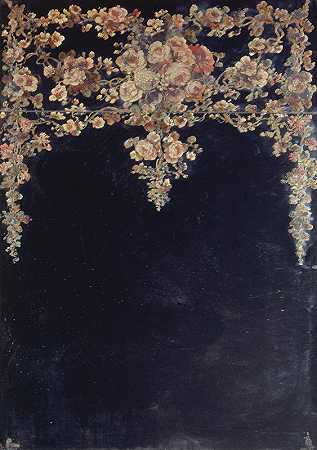 “花环。镜子上的画。纳西丝·维吉尔·迪亚兹·德拉培尼亚