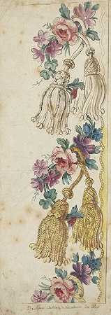 Charles Germain de Saint Aubin的“刺绣边框设计”