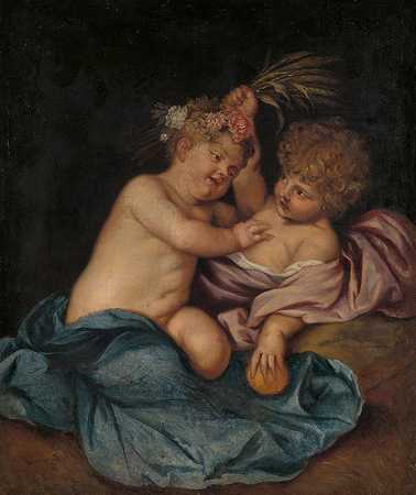 《两个婴儿，春秋的化身》，托马斯·威利伯特·博斯查尔特的追随者