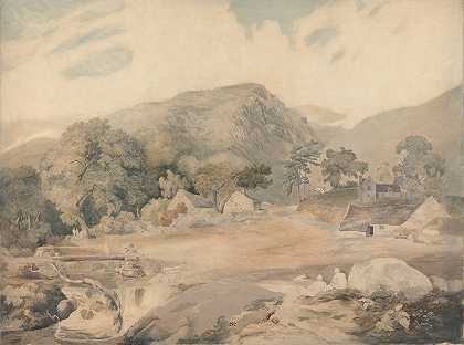科内利乌斯·瓦利（Cornelius Varley）的《塔尔伊林附近的景色》