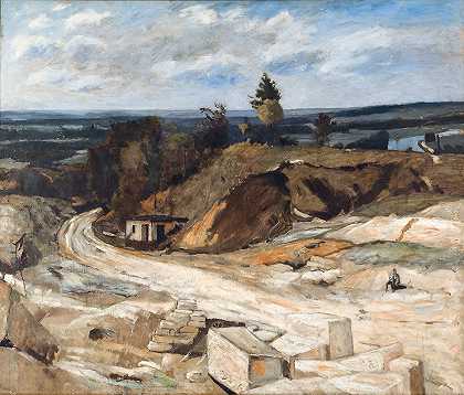 卡尔·弗雷德里克·希尔的《Oise河畔采石场II》