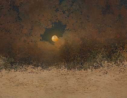Adalbert Stifter的《多云天空的月亮风景》