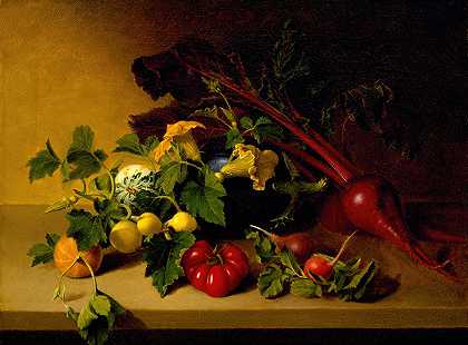詹姆斯·皮尔的《蔬菜静物》
