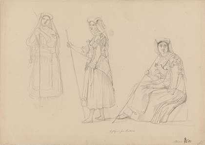 阿道夫·蒂德曼德（Adolph Tidemand）的《塞巴拉、苏比亚科的女装》