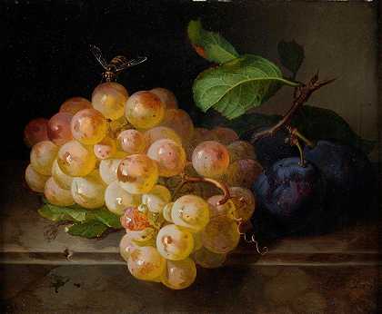 安德烈亚斯·拉赫的《水果静物与蜜蜂》