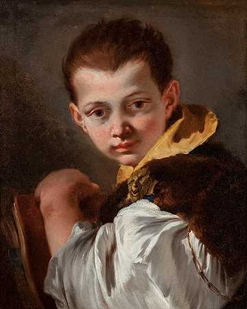 乔瓦尼·巴蒂斯塔·蒂埃波罗的《拿着书的男孩（洛伦佐·蒂耶波罗的肖像）》