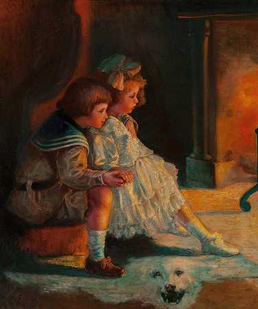 马克·费舍尔的《被火温暖的孩子》