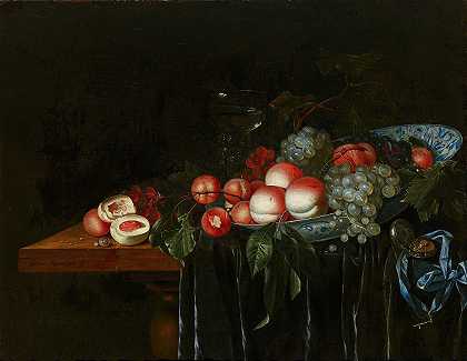 约翰内斯·罗森哈根的《水果静物》
