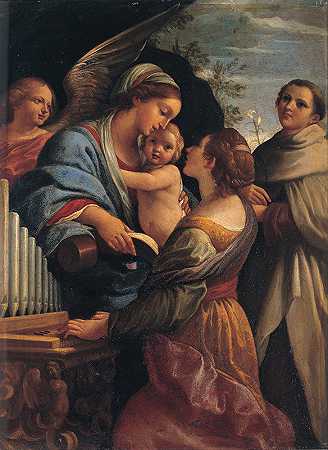洛伦佐·加比埃里的《带着孩子的麦当娜》、《圣塞西莉和圣阿尔伯特》