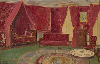莱昂·卡米尔·考夫曼的《波拿巴的卧室》