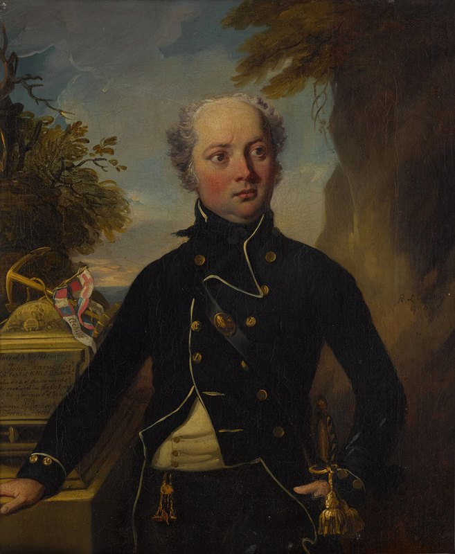 《约翰·哈维船长肖像（1740-1794）》，理查德·利夫赛著
