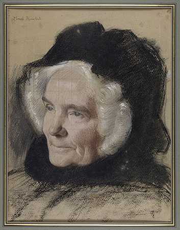 “Vendryes夫人，艺术家的祖母，作者：Marcel Baschet