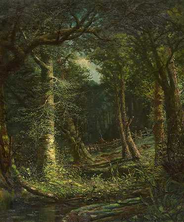 罗伯特·B·霍普金的《穿过树木》