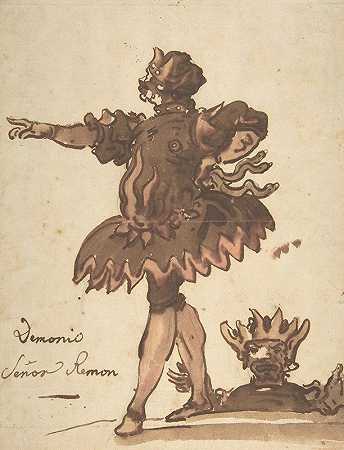 “恶魔的服装设计（Señor Remon），在玛丽·路易丝·德·波旁（Marie Louise de Bourbon）与大公利奥波德·德·哈布斯堡·洛林（Léopold de Habsbourg Lorraine）的婚礼庆典期间由查尔斯·德·拉特拉弗斯（Charles de La Traverse）表演