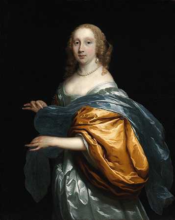 《图尔普夫人》（Madame Tulp）作者：科内莉斯·琼森·范·塞伦（Cornelis Jonson van Ceulen）