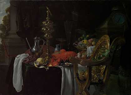 Jan Davidsz de Heem的《静物宴会场景》