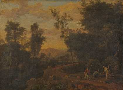 亚伯拉罕·热内尔斯二世的《戴安娜和她的睡莲狩猎》