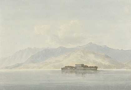 约翰·沃威克·史密斯的《母亲岛，马焦雷湖》