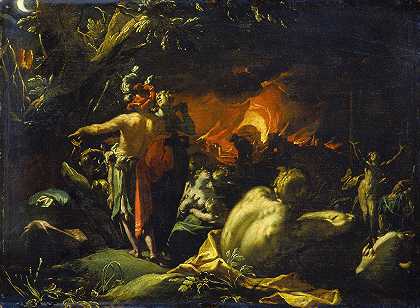 亚伯拉罕·布鲁梅特的《特洛伊的燃烧》