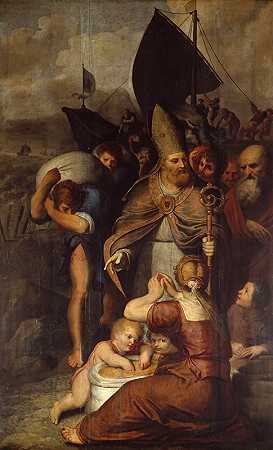 奥托·范·维恩《在迈拉的饥荒中，圣尼古拉斯拯救了人民》