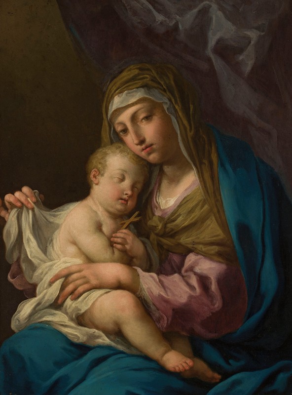 安吉洛·特雷维萨尼的《麦当娜与睡着的孩子耶稣》