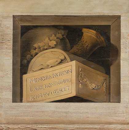 雅各布·范·坎本的《带铭文的坟墓》