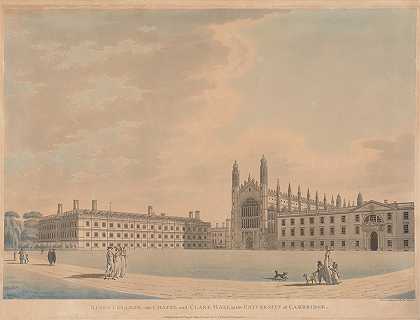 《剑桥大学国王学院、教堂和克莱尔大厅》