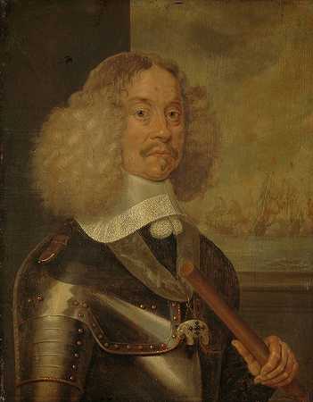 亚伯拉罕·范·韦斯特菲尔德的《奥巴丹领主、荷兰和西弗里斯兰海军中将雅各布·范·瓦森纳男爵肖像》