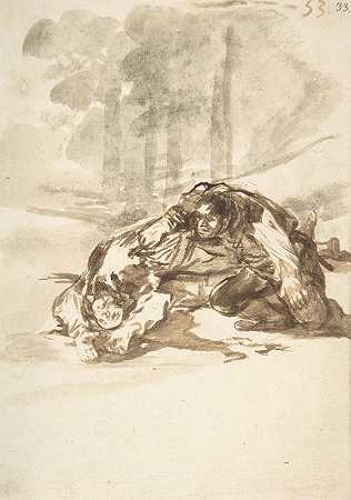 弗朗西斯科·德·戈亚（Francisco de Goya）刺伤另一人