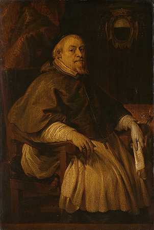 “年轻的卢卡斯·弗朗乔伊斯的《多尔尼克主教弗朗索瓦·德·甘德·维兰（1647-1666）肖像》