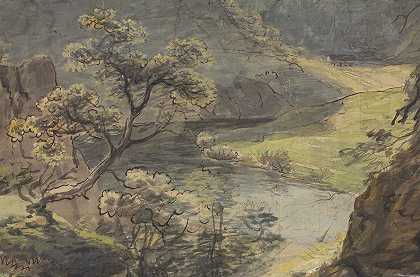 约翰·格奥尔格·冯·迪利斯的《河流风景》