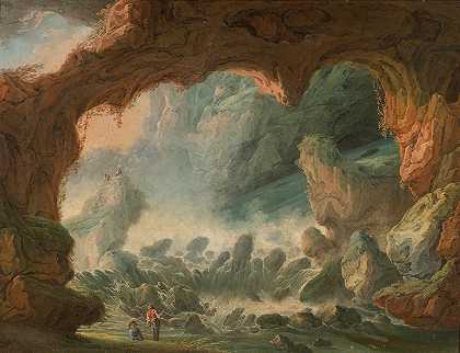 路易·菲利普·克雷平的《洞穴风景》