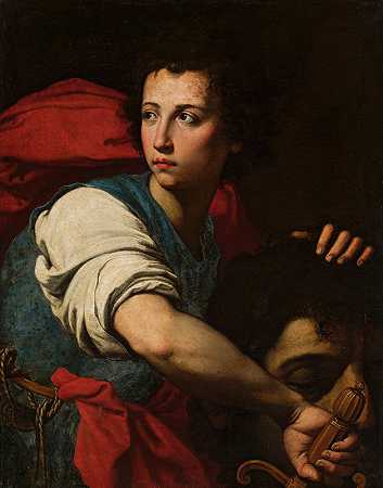 弗朗西斯科·瓜里诺的《戴着歌利亚头像的大卫》