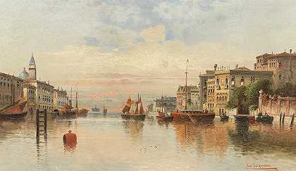 卡尔·考夫曼的《威尼斯，运河之景》