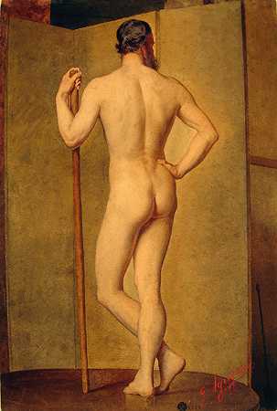 Giuseppe Agujari的《男性裸体》