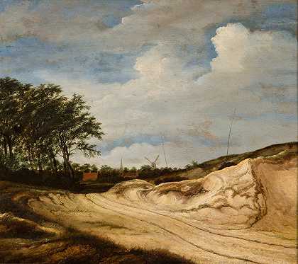 Guillam Dubois的《沙丘风景》