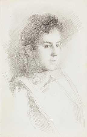 海伦·施杰夫贝克的《女人肖像》