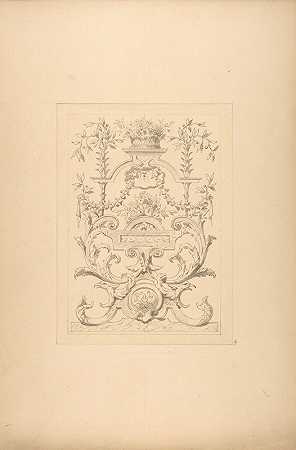 Jules Edmond Charles Lachaise为Vaux Praslin城堡设计了巴洛克风格的装饰板