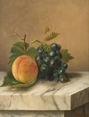 亨德里克·安东尼·弗雷德里克·戈比乌斯的《水果静物》