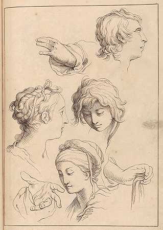 哈姆雷特·温斯坦利的《头和手的草图》