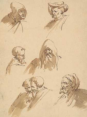 塞巴斯蒂亚诺·里奇的《七个男人的头像》