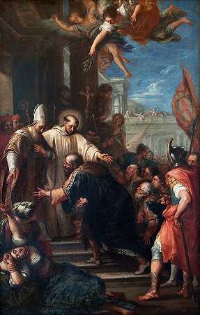 Pietro Antonio de’Pietri的《阿纳克里特斯分裂的停止》