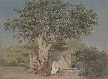 Willem de Famars Testas的“Hutje onder boom te Kaïro”