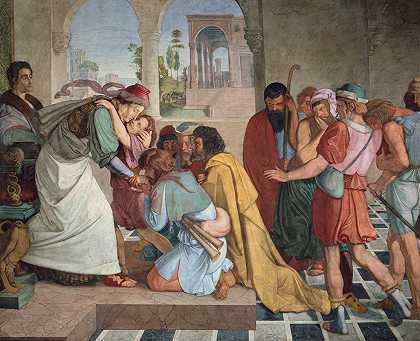 彼得·冯·科尼利乌斯的《约瑟夫向他的兄弟们展示自己》