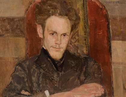 “马克西米利安·罗森的肖像，维托尔·沃伊特基维茨的画家