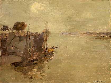 弗兰克·埃德温·斯科特（Frank Edwin Scott）的《Honfleur渔船2号》