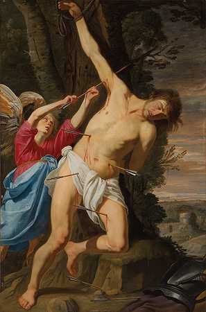“塞巴斯蒂安被西奥多尔·隆布茨的天使治愈
