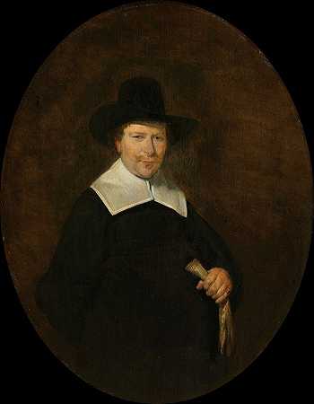 “杰拉德·阿布拉哈姆斯·范·德·沙尔克（1609-67）。杰拉德·特·博奇的《哈勒姆布商》