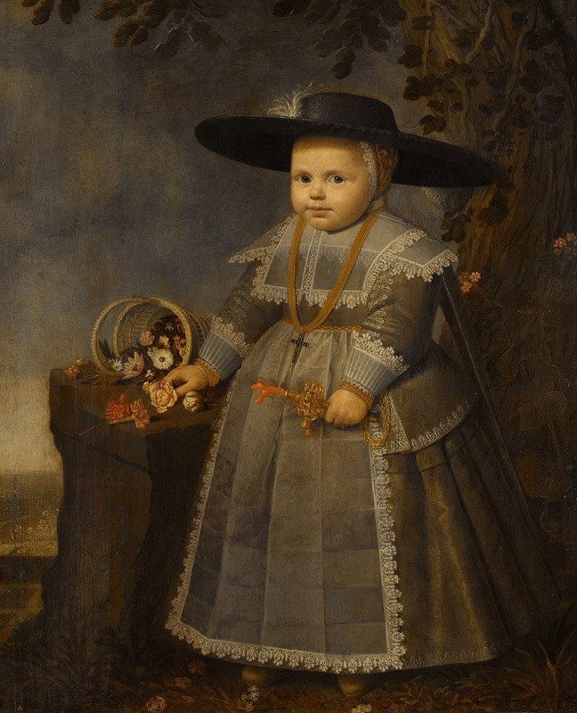 威廉·范德弗利特的《小男孩的肖像》