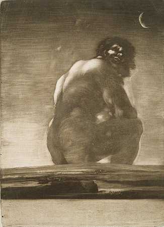 弗朗西斯科·德·戈亚的《坐着的巨人》